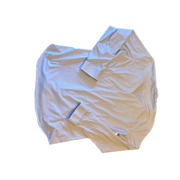 Buttercloth Mens XL Slim Fit Shirt Blue White Pattern - Picture 6 of 6